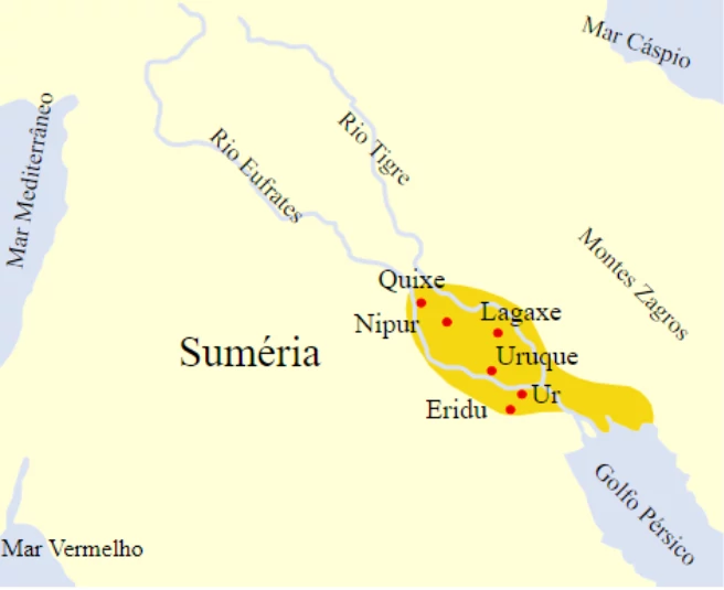 Origens e Localização Geográfica: Berço da Civilização Suméria