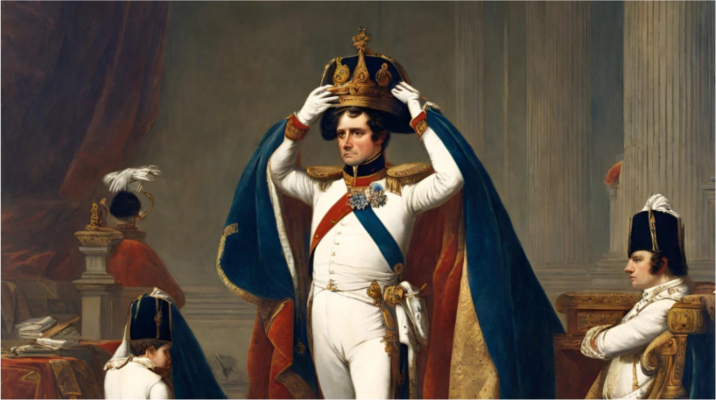 Napoleão coroou-se imperador da França