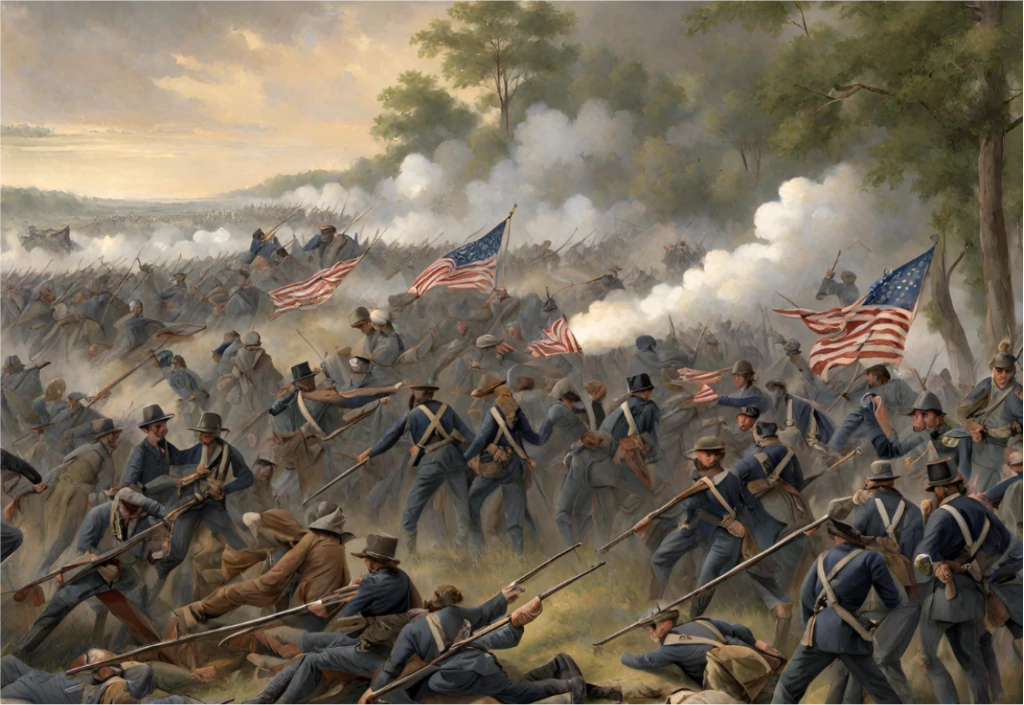 A Batalha de Gettysburg